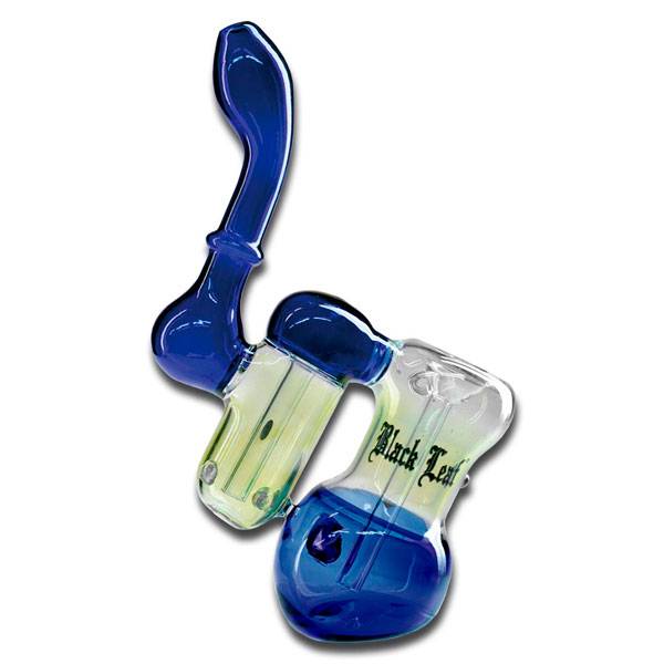 BL Bong Bubbler Pipa in Vetro con Pre-Cooler - Handpipe Blue