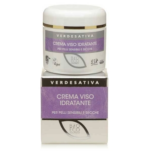 Crema viso Bioattiva Idratante - per Pelli Secche e Sensibili ml 50 - Verdesativa