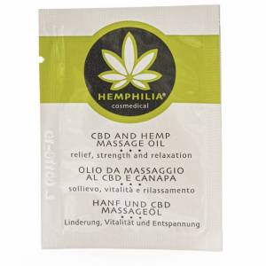 Hemphilia Olio per massaggi a base di Canapa e CBD - 2ml