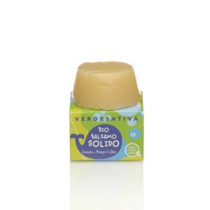 Bio Balsamo solido Canapa, Mango e Lino 40gr - Verdesativa