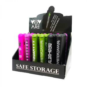 Espositore con Porta Sigarette Amsterdam Colori misti 9cm (24pezzi)