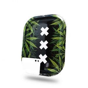 Vassoio Amsterdam XXX Mini con Grinder Card Magnetica - Best Buds