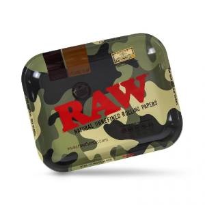 Vassoio Camo Army grande in Metallo - RAW