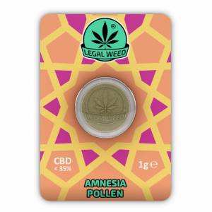 Legal Weed - Resina Amnesia Pollen 1g
