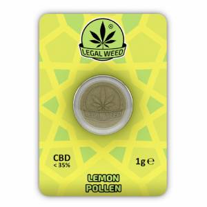 Legal Weed - Resina Lemon Haze Pollen 1g