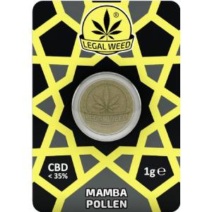 Legal Weed - Resina Black Mamba Pollen 1g