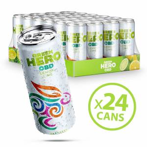 Green Hero Limonata Frizzante 10mg CBD Senza THC (24lattine/masterbox)