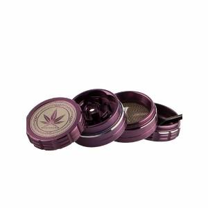 Grinder in Alluminio viola 50mm - 4 parti