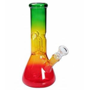 Ice Bong con Dome Perkolator rasta 210mm