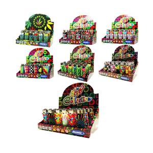 Atomic Accendini con Cover in Silicone 3D (24pezzi/display)