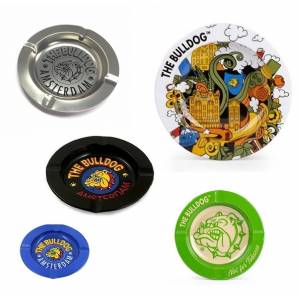 The Bulldog - Posacenere tondo in Metallo