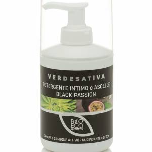 Detergente Intimo e Ascelle Black Passion al Carbone 250ml - Verdesativa