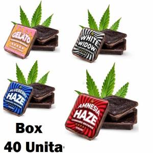 Cannabis Brownies - senza THC - (40pezzi/box)