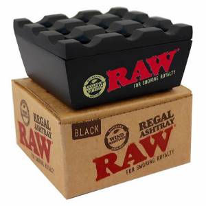 RAW Posacenere Regal in Metallo Nero