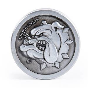 The Bulldog - Grinder Argento in Metallo 40mm – 3 parti