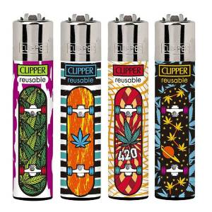 Clipper - Accendini Weed Boarding - (24pezzi/display)