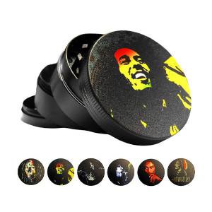 Grinder Bob Marley in Metallo 4 parti 50mm