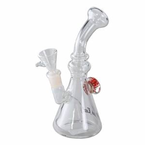 Black Leaf Oil Bong con Banger Rosso