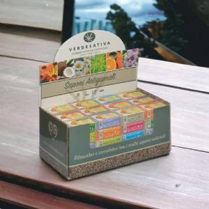 Espositore da 60 saponi biologici assortiti - Verdesativa