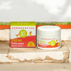Verdesativa - Crema Tutto Passa - idratante e lenitiva con CBD Arnica ed Artiglio del Diavolo - 100ml