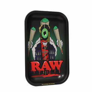 RAW - Cone Monster Tray, Vassoio per rollare in metallo