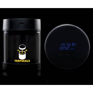 Terpseals - Glass Jar 600ml + Jar Cover - Barattolo in vetro borosilicato con sistema sottovuoto