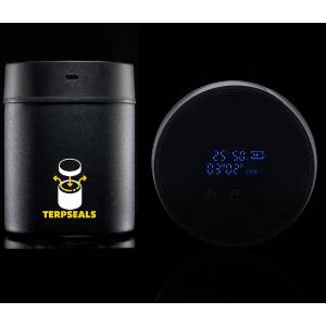 Terpseals - Inox Jar 500ml - Barattolo in acciaio inox con sistema sottovuoto