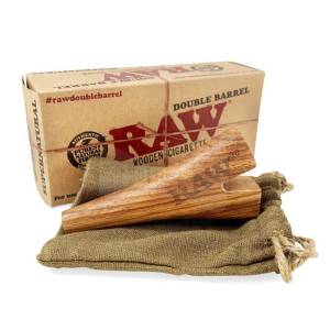 RAW Double Barrel Holder in Legno