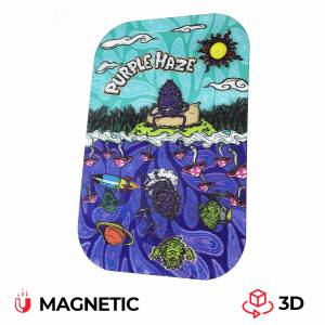 Best Buds Purple Haze Cover Magnetica in 3D per Vassoi in Metallo misura media