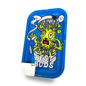 Best Buds Vassoio per rollare Grind Me Medium + Grinder Card Magnetica