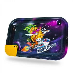 Best Buds Vassoio per rollare Pineapple Express Medium + Grinder Card Magnetica
