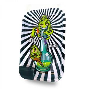 Best Buds Vassoio per rollare Smoke Me Medium + Grinder Card Magnetica