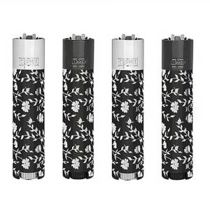 Clipper Mini accendini in Metallo color Argento (12pezzi/display)