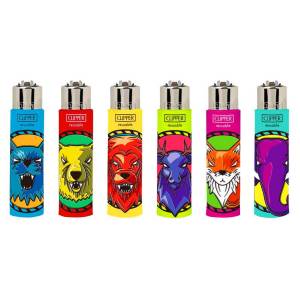 Clipper Accendini Cover in Silicone Animals (30pezzi/display)