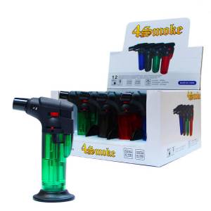Accendini Antivento Torch per Dab Colori Misti (12pezzi/display)