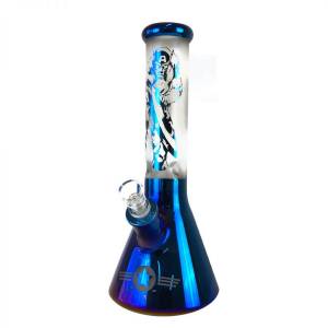 Captain Hero Masterclass Bong in Vetro Blu 32cm