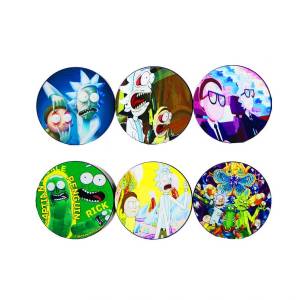 Grinder in Metallo Cartoni Animati 50mm - 4 parti