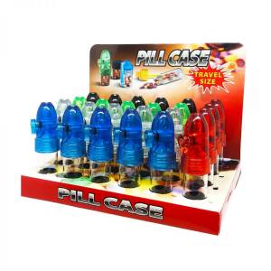 Snorter Portapillole in Plastica Colori misti (24pezzi/display)