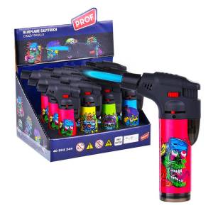 Prof Accendini Windproof Crazy Skull (12pezzi/display)