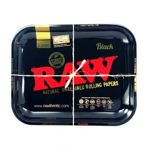 RAW Vassoio per rollare Black Large