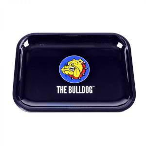 The Bulldog Original Vassoio Per Rollare in Metallo Grande