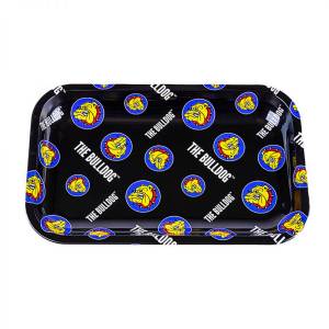 The Bulldog Original Vassoio Per Rollare in Metallo Pattern Medio
