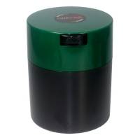 TightVac - Coffeevac contenitore ermetico 0,8L - Nero/Tappo Verde Scuro