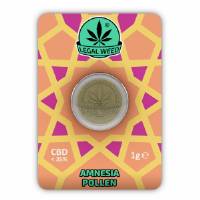 Legal Weed - Resina Amnesia Pollen 1g