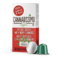 Cannabissimo - Capsule compatibili Nespresso con Fiori di Canapa (10 capsule)