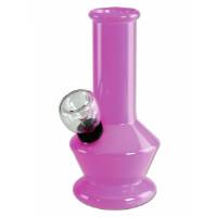 Bong in vetro mini rosa 130mm