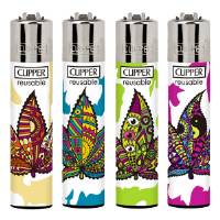 Clipper - Accendini Trippy Leaves 1 (24 pezzi / espositore)