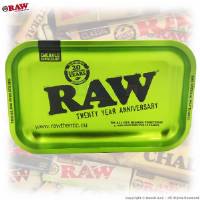 Raw - Vassoio per rollaggio professionale Edizione 20° Anniversario - Verde Smeraldo