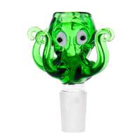 Braciere per Bong in Vetro Polipo Verde 18mm