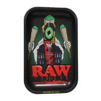 RAW Vassoio Per Rollare In Metallo Mostro Del Cono Medio 17,5 x 27,5 cm